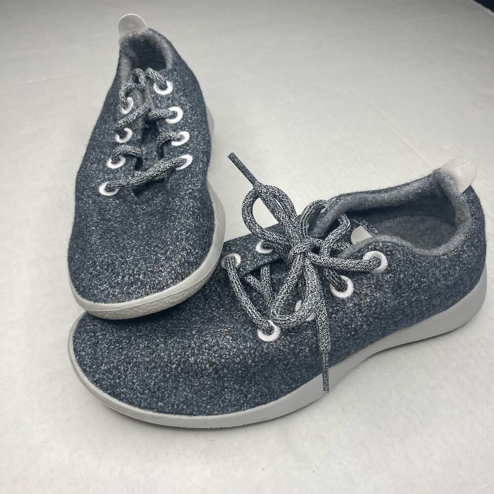 Allbirds Wool Runners Gray Women’s Size 9 WRW9 Lace Up Sneakers Comfort Casual - Picture 4 of 12